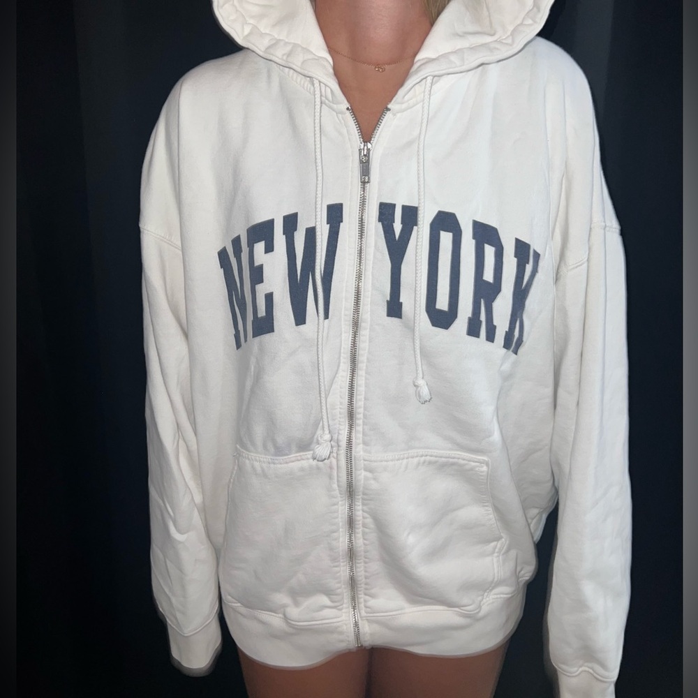 John Galt “New York” Zip Up Sweatshirt One Size